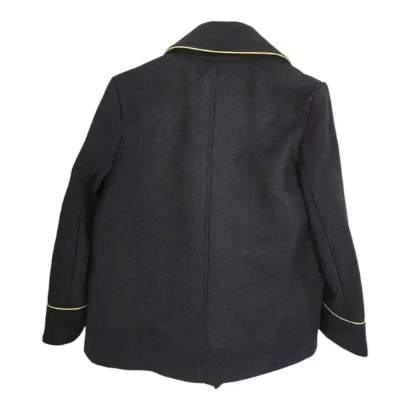 Zara Black Double-Breasted Blazer with Gold Buttons - Picture 5 of 6